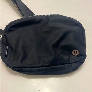 Black Lululemon Belt bag USED
